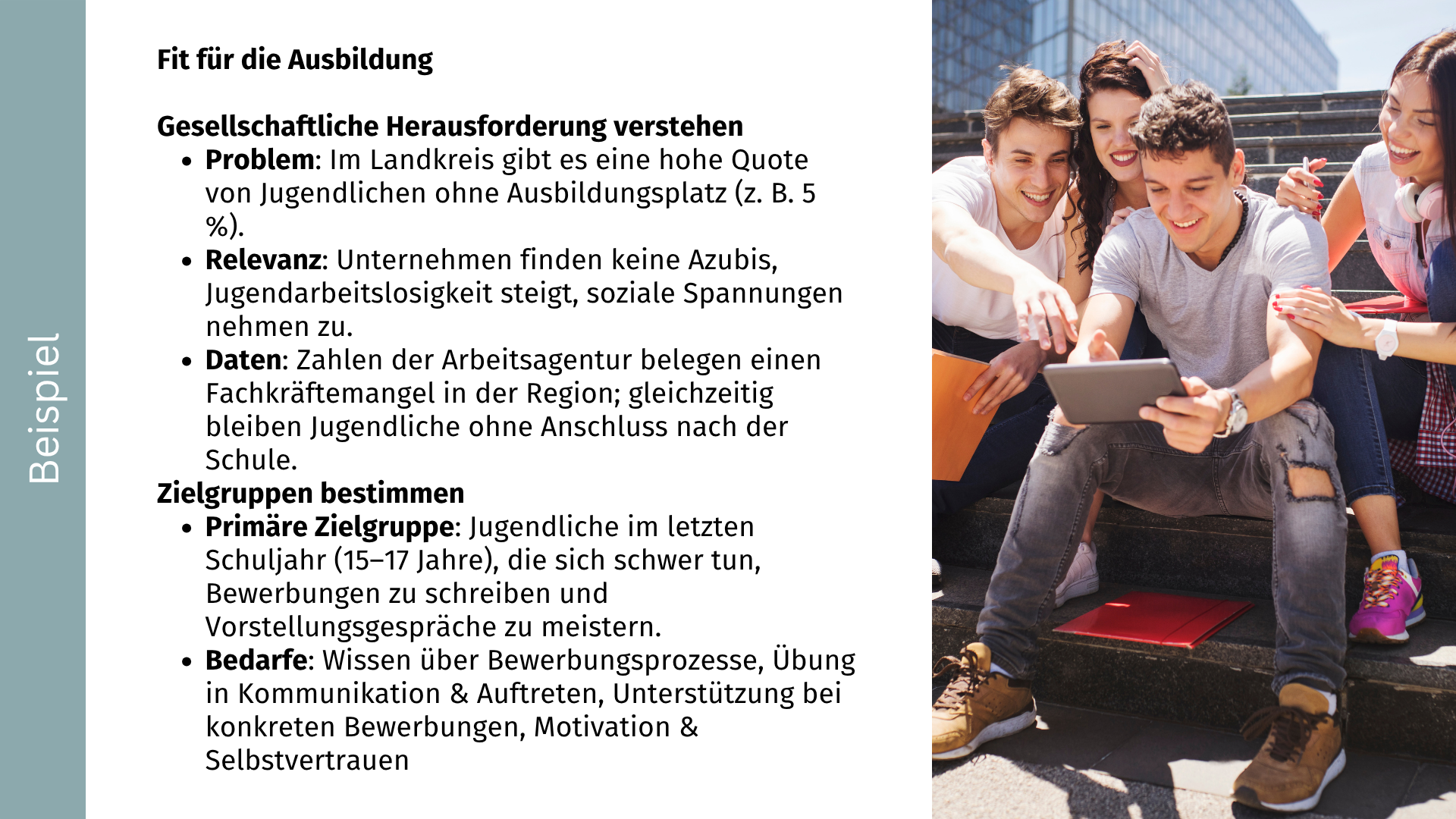 Herausforderung & Zielgruppe